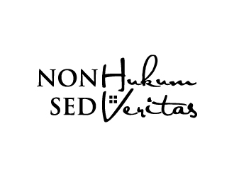 Non Hokum Sed Veritas logo design by udinjamal