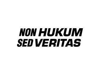 Non Hokum Sed Veritas logo design by udinjamal