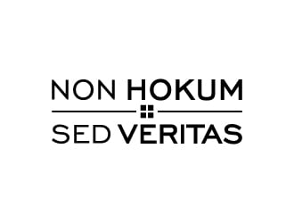 Non Hokum Sed Veritas logo design by udinjamal
