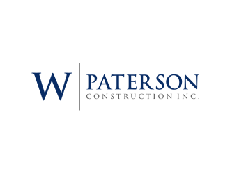 W. Paterson Construction Inc. logo design by nurul_rizkon