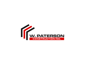 W. Paterson Construction Inc. logo design by alby