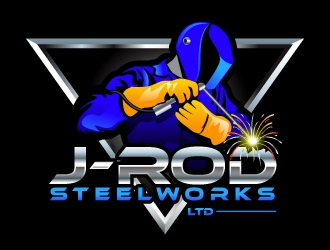 J-Rod Steelworks  logo design by uttam