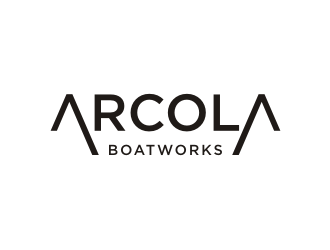 Arcola Boatworks logo design by enilno