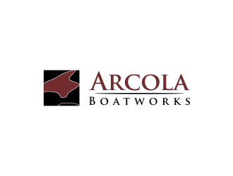 Arcola Boatworks logo design by oke2angconcept