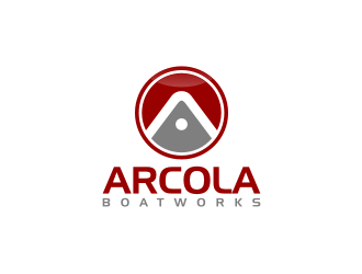 Arcola Boatworks logo design by dewipadi