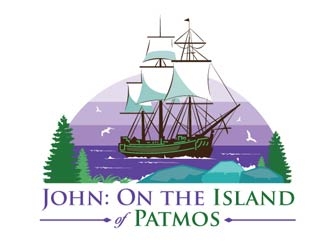 John: On the Island of Patmos logo design by shere
