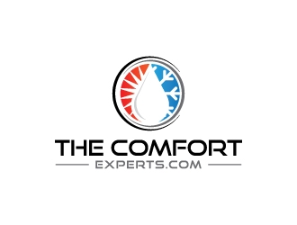 THE COMFORT EXPERTS.COM  logo design by zakdesign700