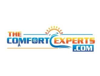 THE COMFORT EXPERTS.COM  logo design by logoguy