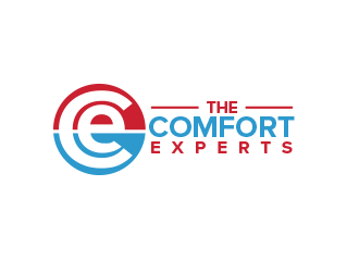 THE COMFORT EXPERTS.COM  logo design by BeDesign