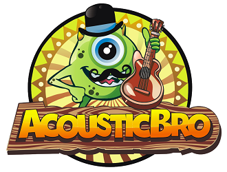 AcousticBro logo design by coco
