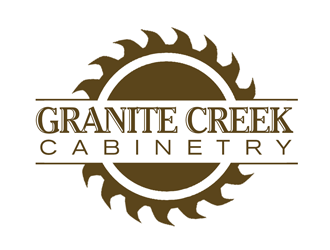 Granite Creek Cabinetry  logo design by kunejo