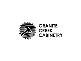 Granite Creek Cabinetry  logo design by logocraft