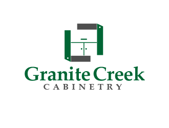Granite Creek Cabinetry  logo design by BeDesign