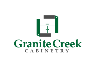 Granite Creek Cabinetry  logo design by BeDesign