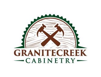 Granite Creek Cabinetry  logo design by dchris