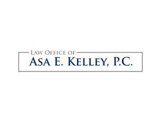 Law Office of Asa E. Kelley, P.C. logo design by FriZign