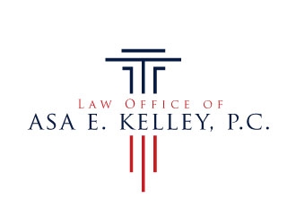 Law Office of Asa E. Kelley, P.C. logo design by REDCROW