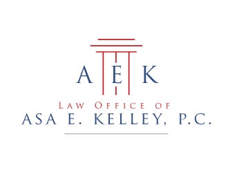 Law Office of Asa E. Kelley, P.C. logo design by REDCROW