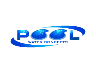 Pool Water Concepts  logo design by yurie