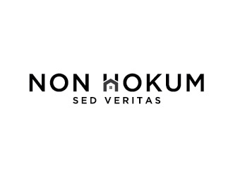 Non Hokum Sed Veritas logo design by Fear