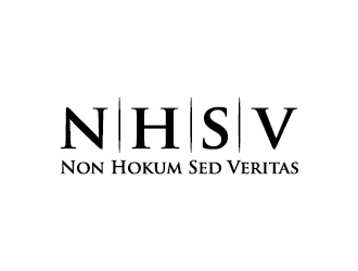 Non Hokum Sed Veritas logo design by Fear