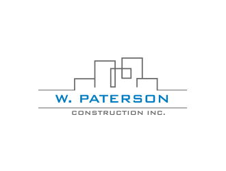 W. Paterson Construction Inc. logo design by rdbentar