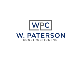 W. Paterson Construction Inc. logo design by nurul_rizkon