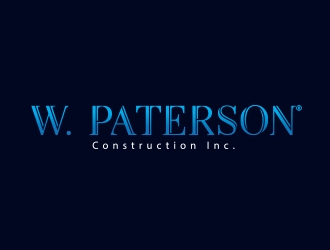 W. Paterson Construction Inc. logo design by Manolo