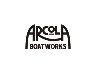 Arcola Boatworks logo design by theSONK