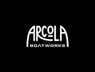 Arcola Boatworks logo design by ndaru