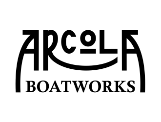 Arcola Boatworks logo design by cintoko