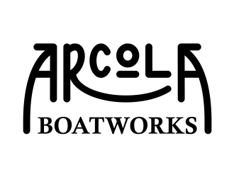 Arcola Boatworks logo design by cintoko