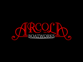 Arcola Boatworks logo design by fastsev