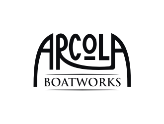 Arcola Boatworks logo design by logitec