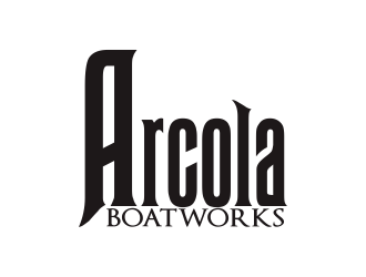 Arcola Boatworks logo design by kanal