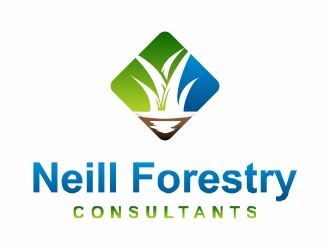 Neill Forestry Consultants logo design by cikiyunn