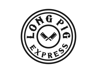 Long Pig Express logo design by oke2angconcept