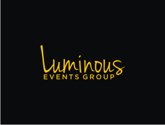 Luminous Events Group logo design by vostre