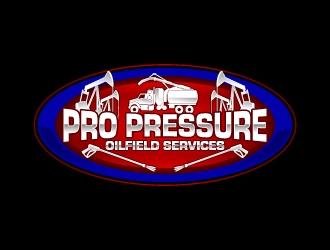 PRO PRESSURE OILFIELD SERVICES logo design by Aelius