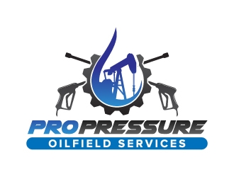 PRO PRESSURE OILFIELD SERVICES logo design by jaize