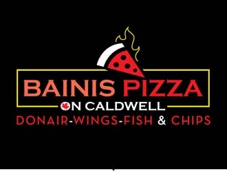Bainis Pizza on Caldwell logo design by shere