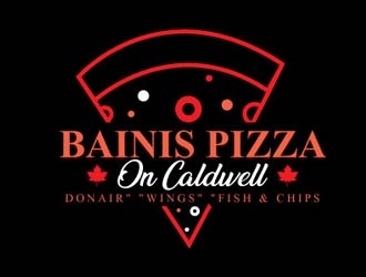 Bainis Pizza on Caldwell logo design by shere
