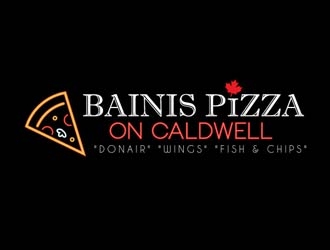 Bainis Pizza on Caldwell logo design by shere