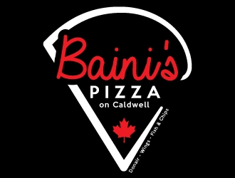 Bainis Pizza on Caldwell logo design by alxmihalcea