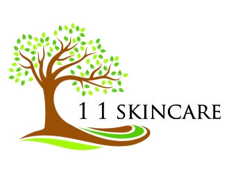 1 1 skincare logo design by jetzu