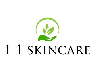 1 1 skincare logo design by jetzu