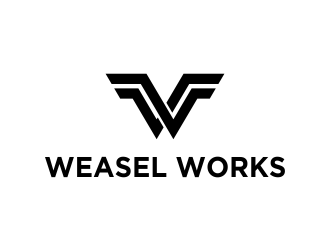 Weasel Works logo design by oke2angconcept