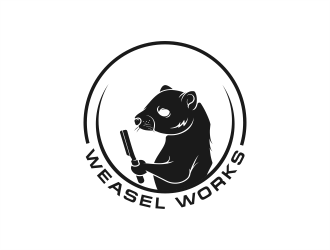 Weasel Works logo design by cholis18