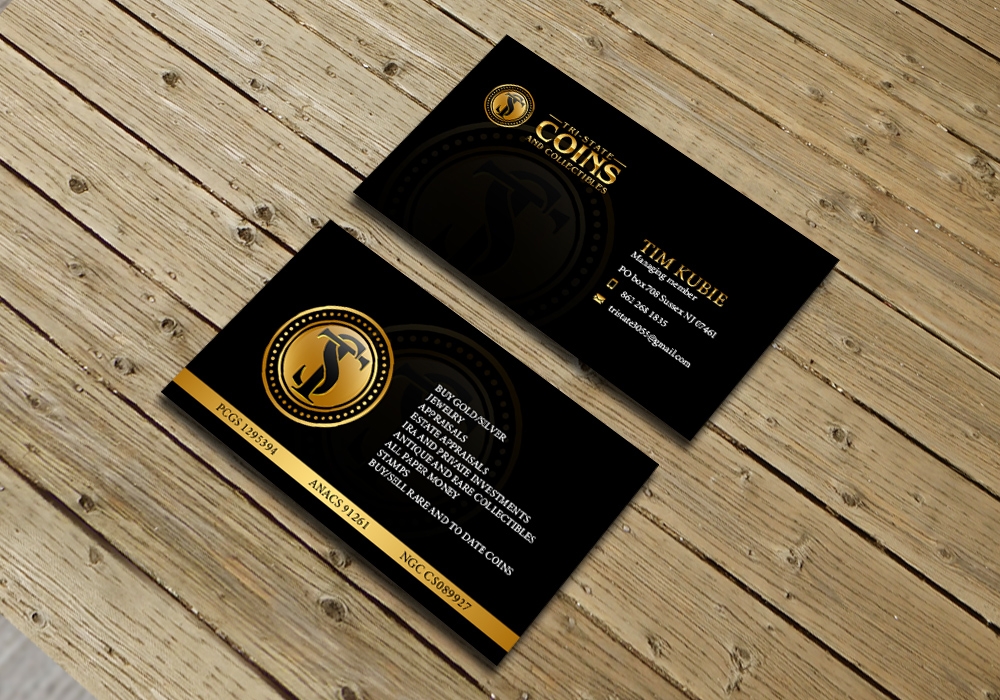 Tri-state coins and collectables logo design by jhunior
