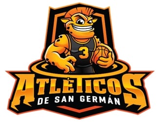 Atléticos de San Germán logo design by ZedArts